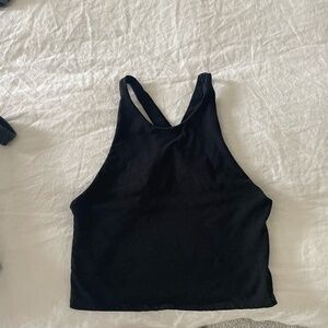 Abercrombie black racerback tank top